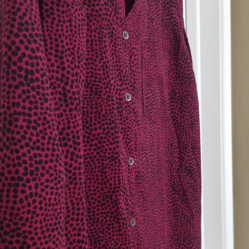 Jessica Simpson Leopard Button Up Blouse - Picture 4 of 6